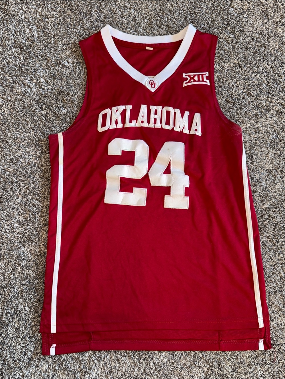 Buddy Hield Red #24 Oklahoma Sooners Jersey Small